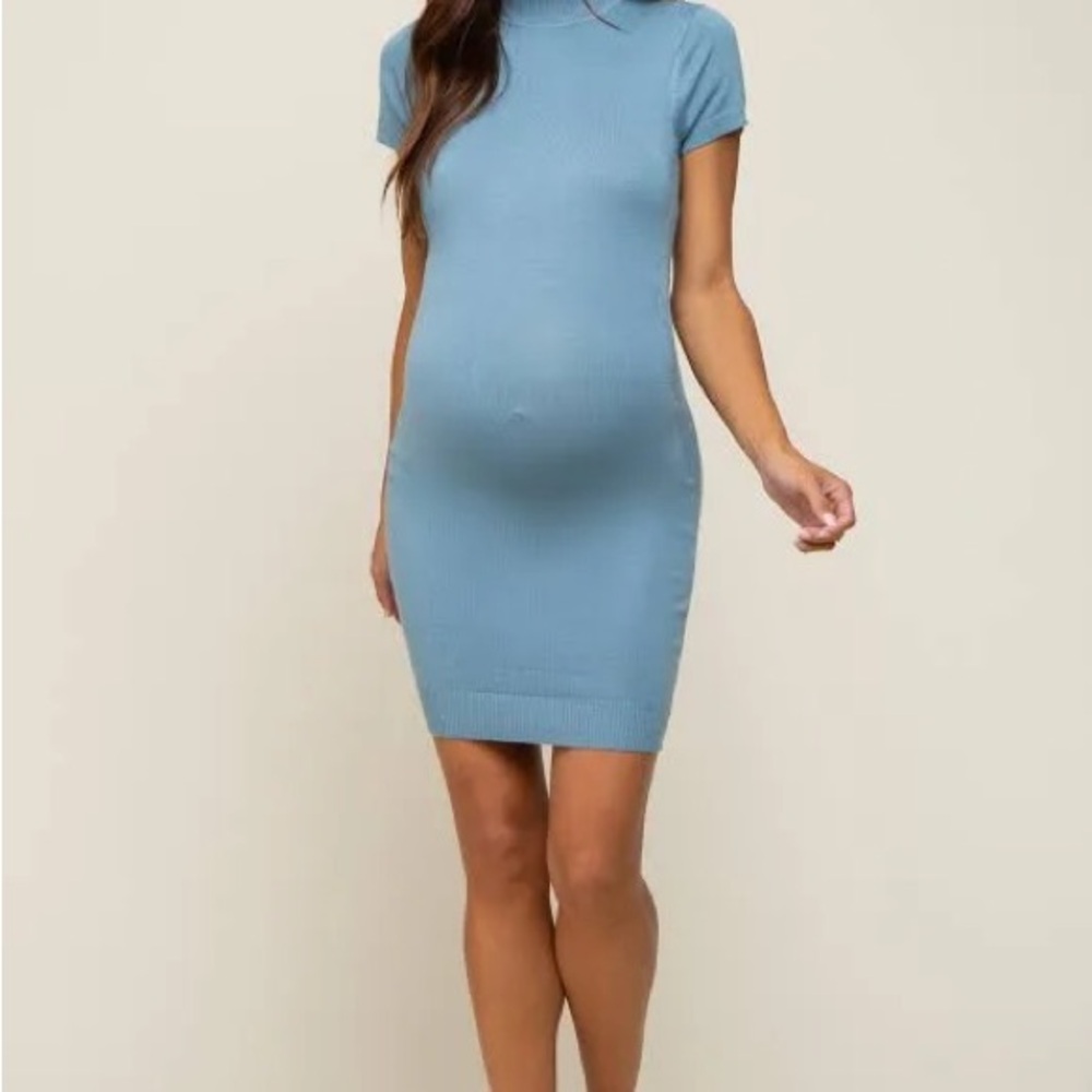 Blue Maternity Dress
